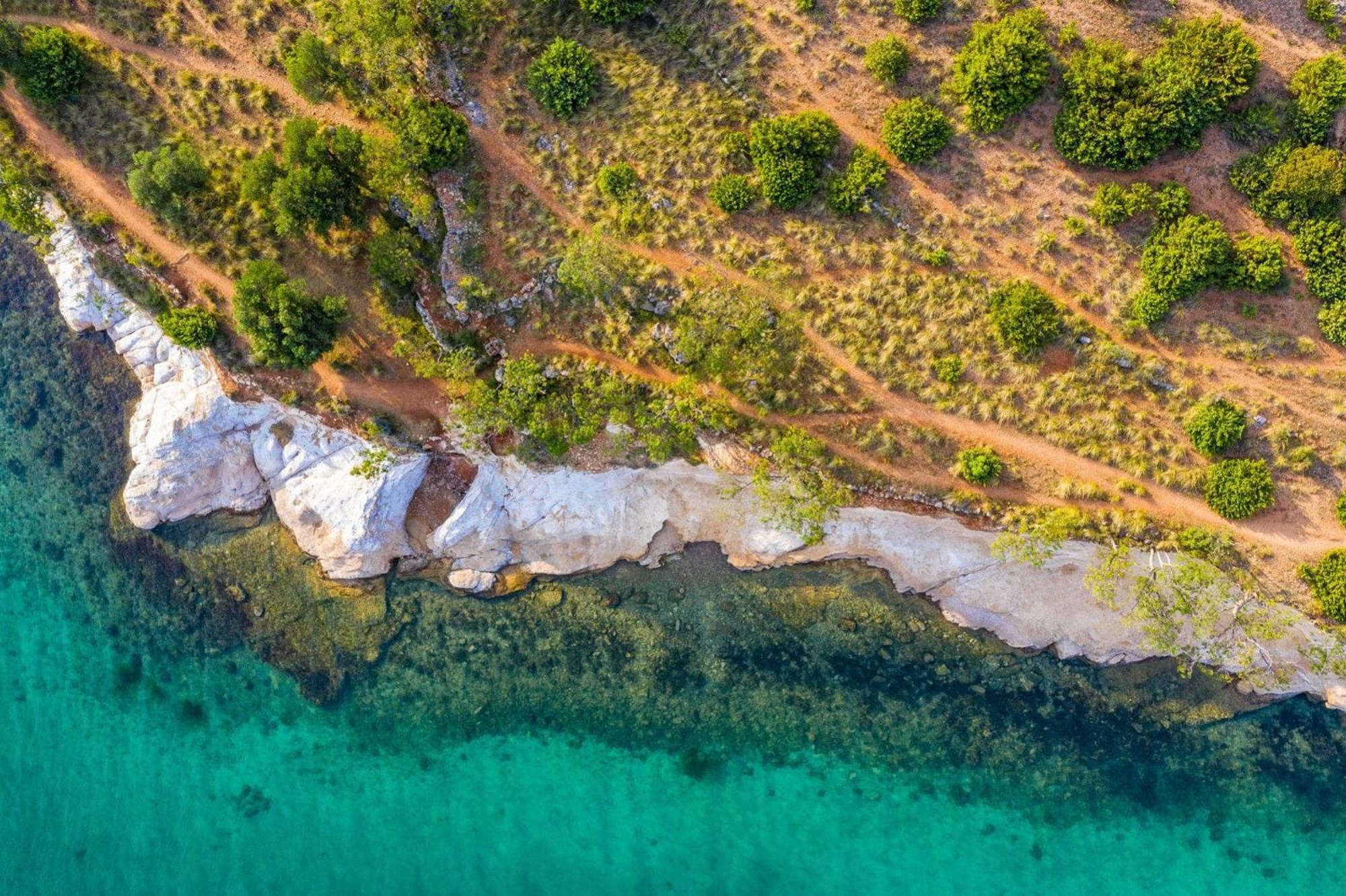 Ferienwohnung Ventus Green - Stone House Near National Park Paklenica And Sea Seline Exterior foto